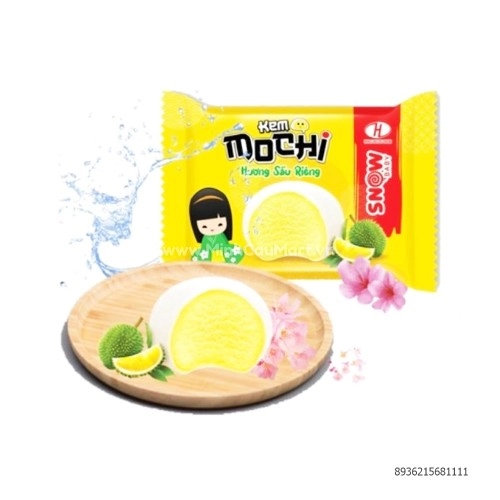 Kem Mochi Vị Sầu Riêng Snow Baby 50G Kem Mochi Vị Sầu Riêng Snow Baby 50G