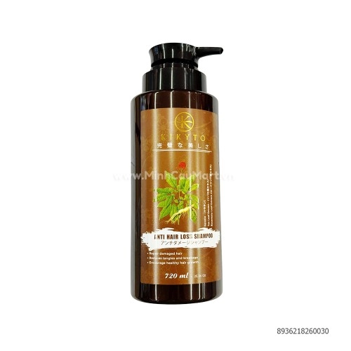 Dầu gội KIKYTO giảm rụng chai 720ml Nhân Sâm Dầu gội KIKYTO giảm rụng chai 720ml Nhân Sâm
