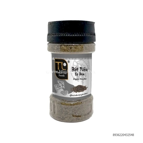 Bột tiêu sọ đen Thành Lộc lọ 50g Bột tiêu sọ đen Thành Lộc lọ 50g