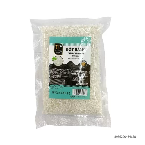 Bột báng (trân châu nhỏ) Thành Lộc gói 150g                                                                                                                                                                                                                Bột báng (trân châu nhỏ) Thành Lộc gói 150g