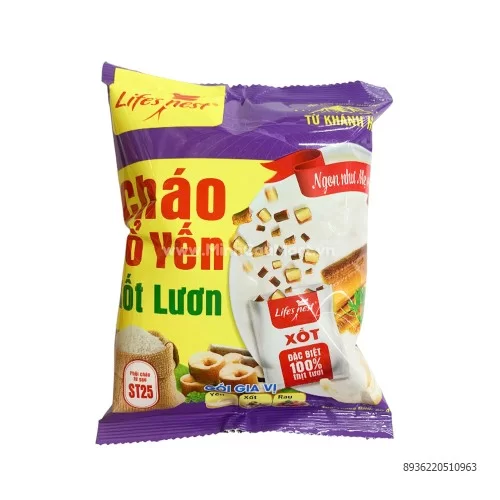Cháo tổ yến xốt lươn LifesNest 60g                                                                                                                                                                                                        Cháo tổ yến xốt lươn LifesNest 60g