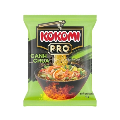 Mì Kokomi Pro canh chua tôm 82g Mì Kokomi Pro canh chua tôm 82g