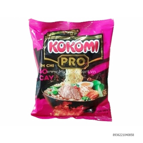 Mì Kokomi Pro bò kim chi 75g Mì Kokomi Pro bò kim chi 75g