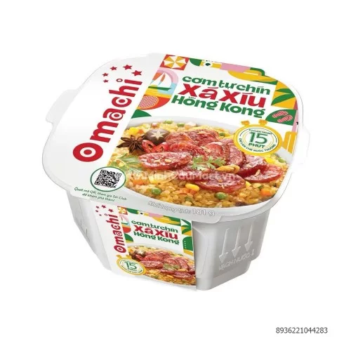 Cơm Omachi xá xíu  Hong Kong  181g                                                                                                                                                                                                                        