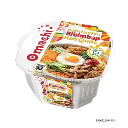 Cơm Omachi Bibimbap kiểu Hàn Quốc 192g                                                                                                                                                                                                                    