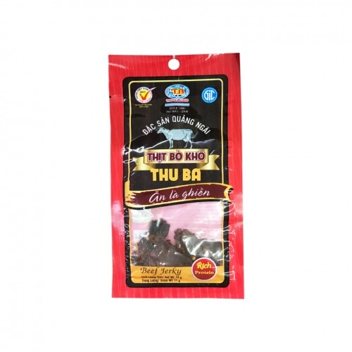 Thịt Bò Khô Thu Ba Gói 17G - 10143049 Thịt Bò Khô Thu Ba Gói 17G - 10143049