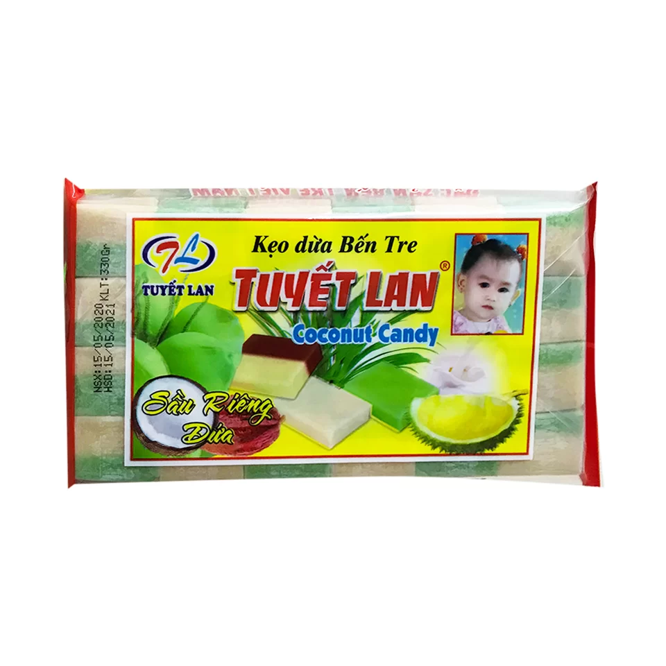 Kẹo dừa Bến Tre Mai Lan 350g 