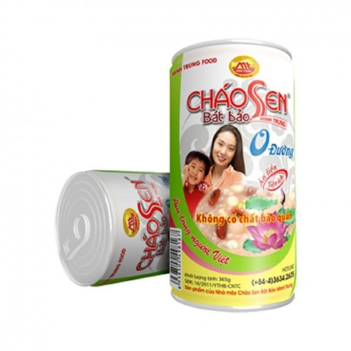 Cháo Sen Bát Bảo Không Đường Minh Trung Lon 365Gr Cháo Sen Bát Bảo Không Đường Minh Trung Lon 365Gr