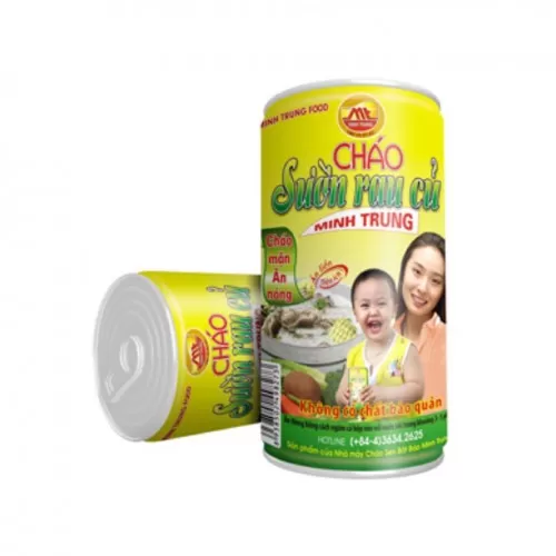 Cháo Sườn Rau Củ Minh Trung 365Gr