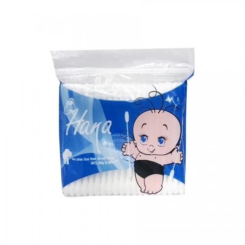 Tăm bông cho trẻ em HANA 100 cây 