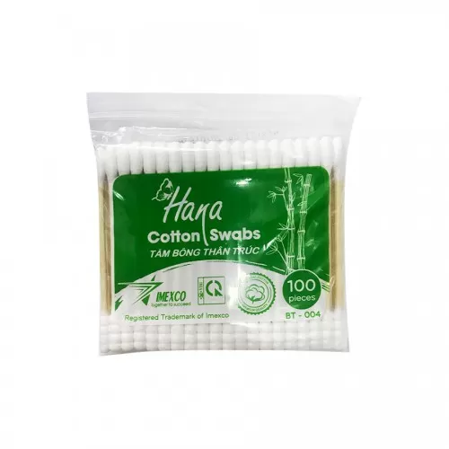 Tăm gói trúc 100que xanh lá 