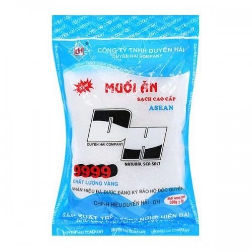 Muối Sạch Duyến Hải 9999 500gr  Muối Sạch Duyến Hải 9999 500gr