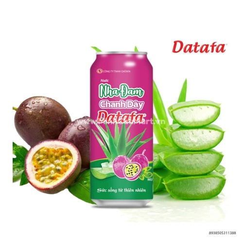 Nước Nha Đam Chanh Dây Lon Datafa 