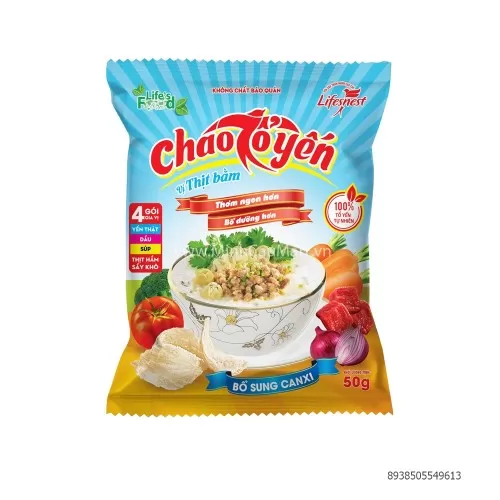 Cháo Tổ Yến Thịt Bằm Lifenest Gói 50g  Cháo Tổ Yến Thịt Bằm Lifenest Gói 50g