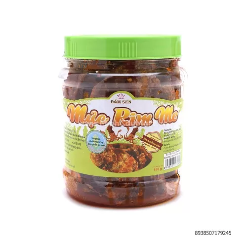 Mực rim me đầm sen 150g  Mực rim me đầm sen 150g