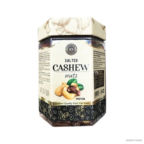 Hạt Điều Rang Muối Cashew Nuts Phương Hiền 300g Hôp Trắng