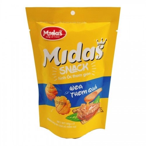 Snack Các Vị Midas 30g  Snack Các Vị Midas 30g