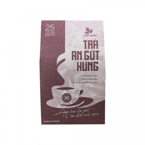 Trà an Gút Thái Hưng túi 25g hộp nâu 