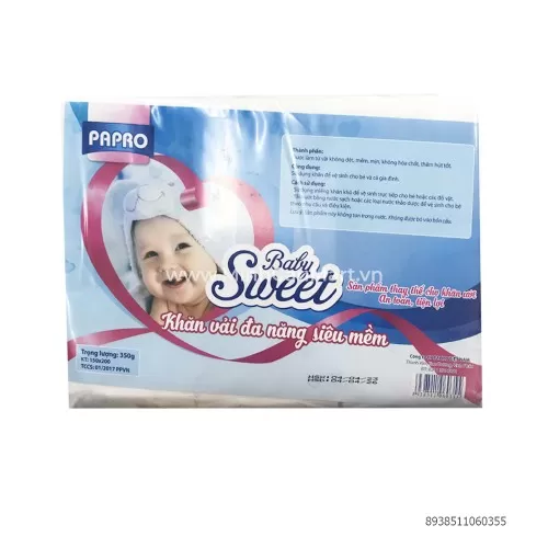 Khăn Khô Đa Năng Sweetbaby 350g 