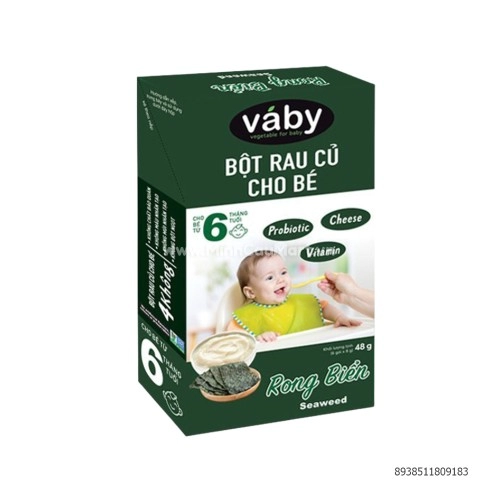 Hạt nêm trẻ em vaby rong biển 48g Hạt nêm trẻ em vaby rong biển 48g