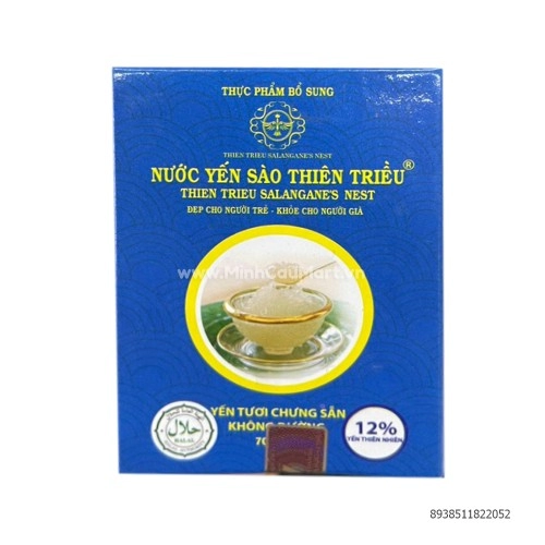 Yến sào cao cấp Thiên Triều Không Đường 12% lọ