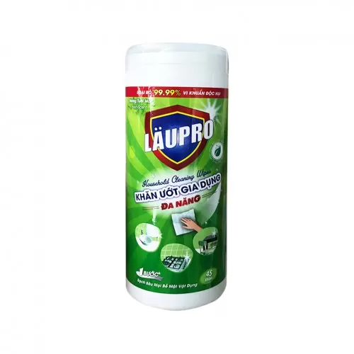Khăn lau đa năng Laupro 45M xanh 