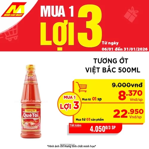 Tương Ớt Việt Bắc 500 ML