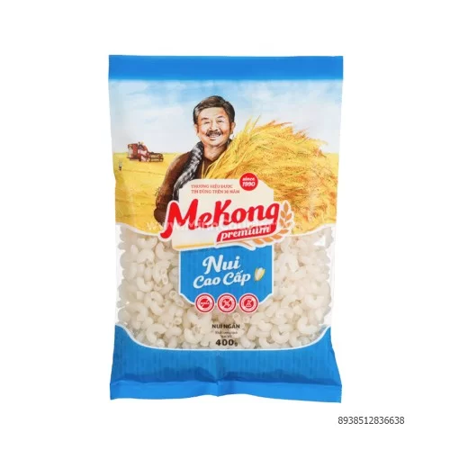 Nui gạo ống dài+ngắn Mekong food 400g                                                                                                                                                                                                                     