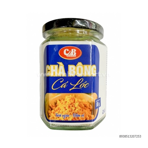 Chà bông cá lóc C&B 80g Chà bông cá lóc C&B 80g