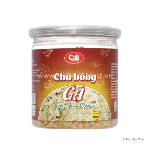 Chà bông gà C&B hộp 100g Chà bông gà C&B hộp 100g