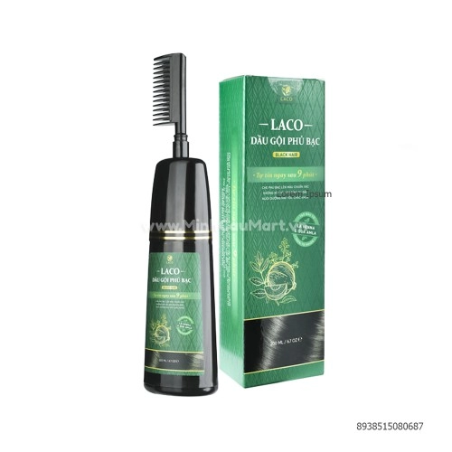 Dầu gội phủ bạc Laco Black 200ML 