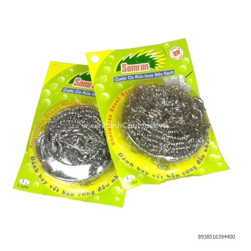 Cước cọ (bùi nhùi không rỉ )inox siêu sạch Samran I1 Light