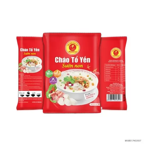 Cháo tổ yến sườn non 