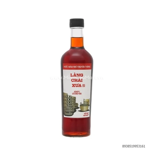 Nước Mắm Làng Chài Xưa Nhãn Đỏ 30 Độ Đạm Chai 500ml