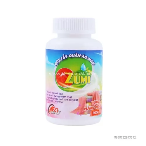 Bột tẩy quần áo mầu Zumi 300G 
