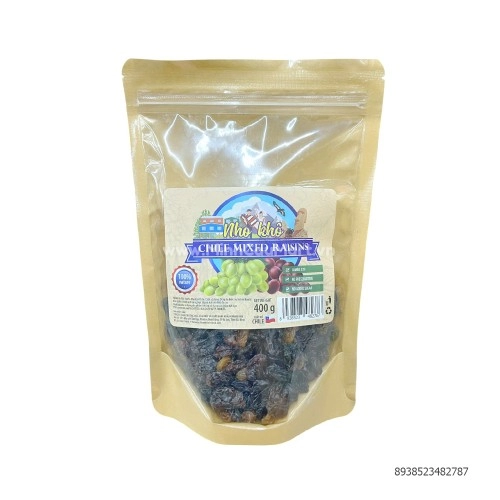 Nho Khô Chile Mixed Raisins Túi Zip 400G Nho Khô Chile Mixed Raisins Túi Zip 400G