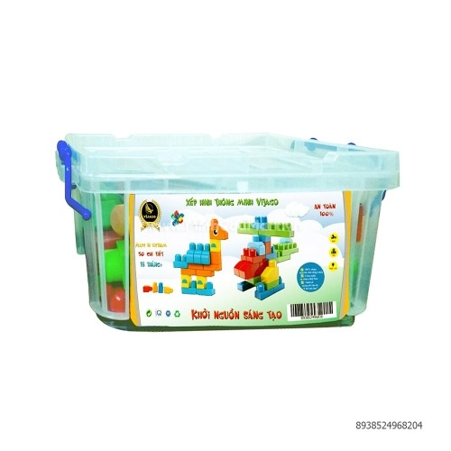 Bộ xếp hình 50 chi tiết VJGO 30 Bộ xếp hình 50 chi tiết VJGO 30