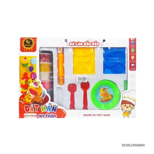 Đồ chơi đất nặn bé làm đầu bếp VJGO 469 Đồ chơi đất nặn bé làm đầu bếp VJGO 469