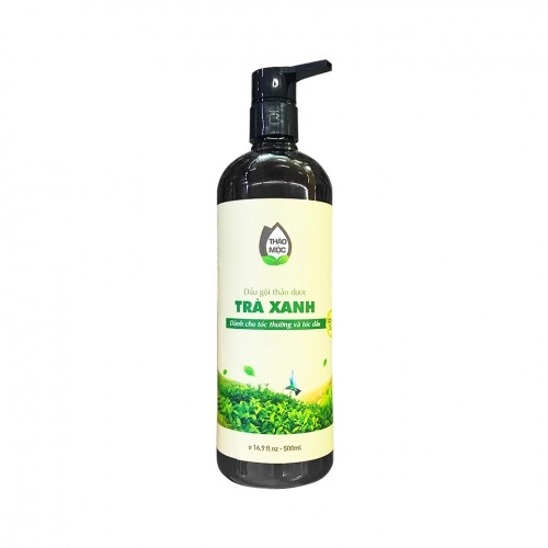 Dầu gội thảo mộc hương trà xanh 500ml  Dầu gội thảo mộc hương trà xanh 500ml