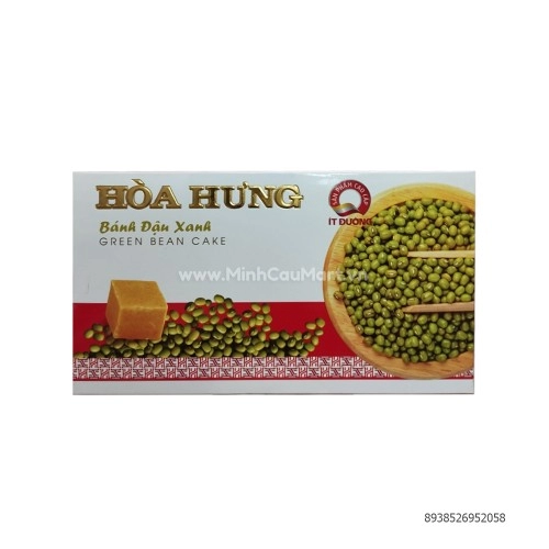 Bánh Đậu Xanh Hoà Hưng Ít Đường 300g  Bánh Đậu Xanh Hoà Hưng Ít Đường 300g
