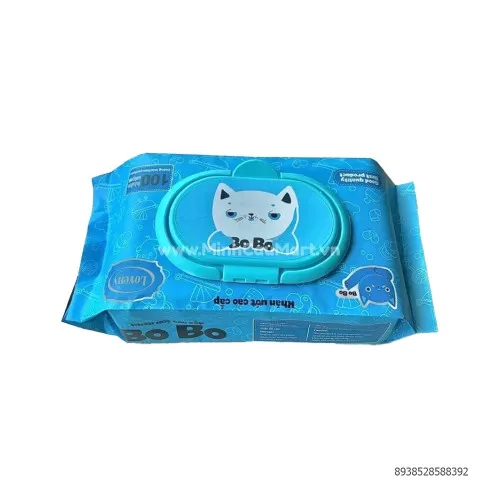 Khăn ướt Bo bo 100 tờ 