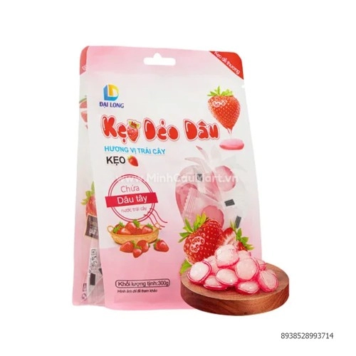 Kẹo Dâu bóc vỏ Đại Long 300g