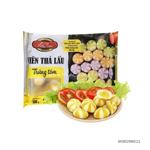 Viên thả lẩu vị trứng tôm LC 500g