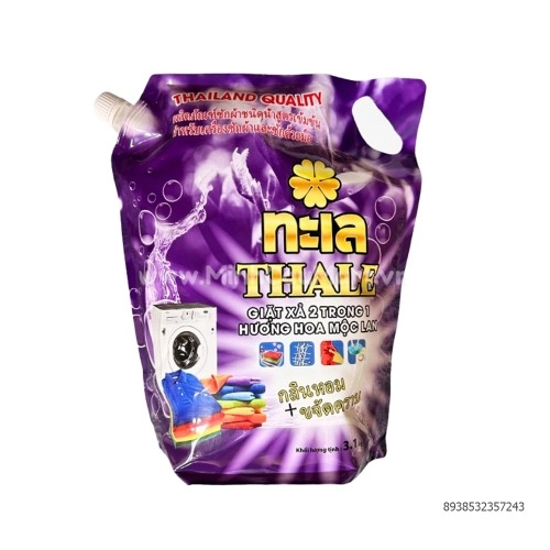 Nước giặt Thale hương hoa mộc lan 2in1 3.1kg Nước giặt Thale hương hoa mộc lan 2in1 3.1kg