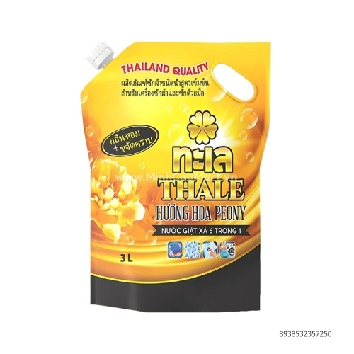 Nước giặt Thale hương hoa Peony 6in1 3.1kg Nước giặt Thale hương hoa Peony 6in1 3.1kg