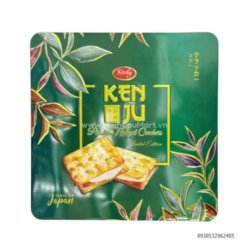 Bánh KENJU Lá vuông HT 248g Bánh KENJU Lá vuông HT 248g