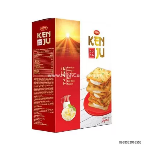 Bánh giòn kem dẻo kenju 310Gr  Bánh giòn kem dẻo kenju 310Gr