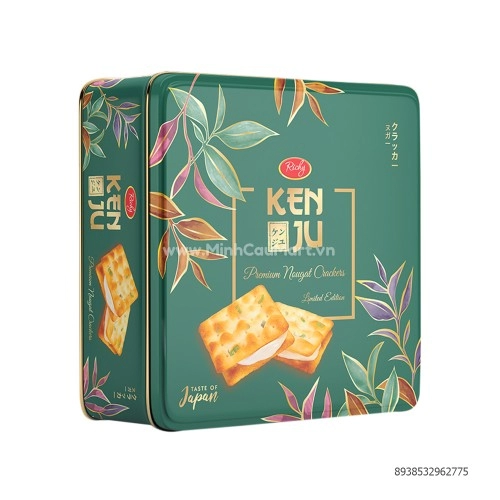 Bánh kenju Lá xanh 372Gr 