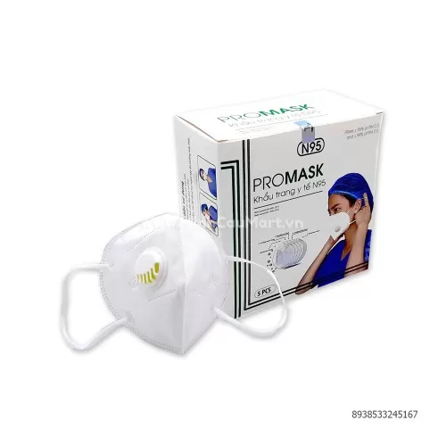 Khẩu trang y tế 5 lớp N95 có van+ k van 