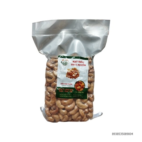 Hạt Điều Tinh Phẩm Tinh Tuyển Hút Chân Không Túi 500Gr 